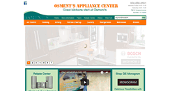 Desktop Screenshot of osmentsappliancecenter.com